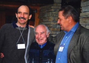 Roger Walsh Albert Hofmann and Stan Grof at Fetzer 1998